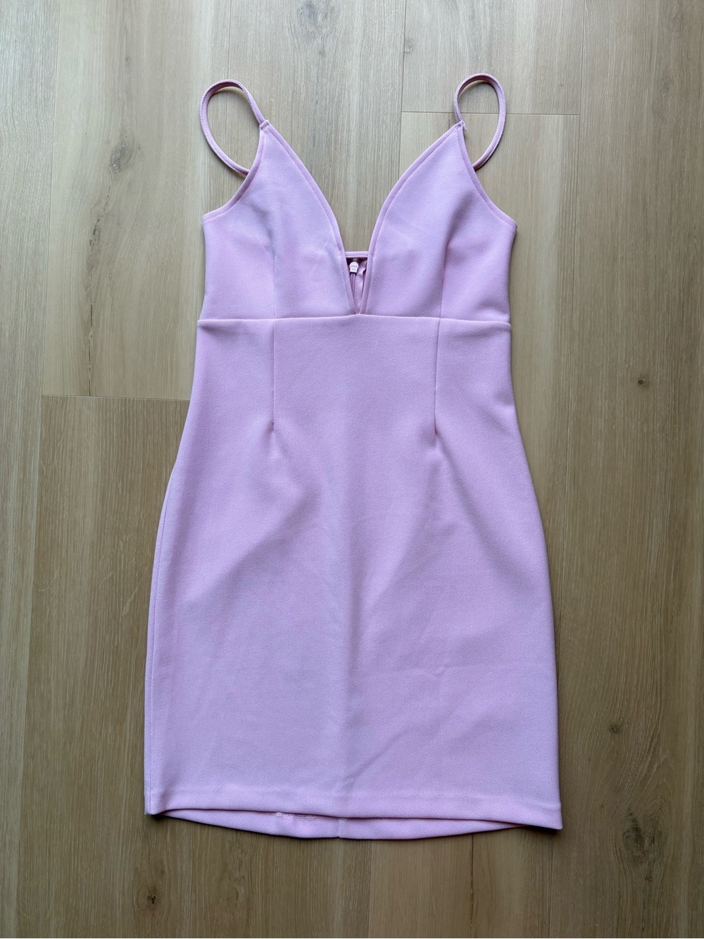 Abercrombie & Fitch Lavender-Pink Spaghetti Strap Bodycon Dress